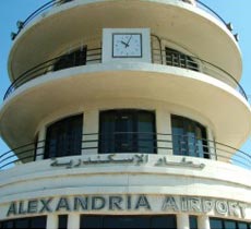 2) Alexandria airport (VIP lounge)